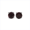 1.20 Carats Genuine Ruby .925 Sterling Silver Earrings