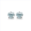 Enchanting 1.34CTW Genuine Blue Topaz .925 Sterling Silver Stud Earrings