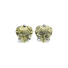 Gratifying 0.82CTW Genuine Lemon Topaz .925 Sterling Silver Stud Earrings