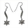 0.27 Carat Champagne Diamond .925 Sterling Silver Earrings