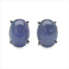 2.50 Carat Genuine Tanzanite .925 Sterling Silver Earrings