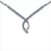 1.22 Carat Genuine Blue Sapphire .925 Sterling Silver Pendant