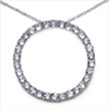 3.60 Carat Genuine Blue Topaz .925 Sterling Silver Pendant