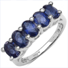1.83ctw  Genuine Iolite .925 Sterling Silver Ring