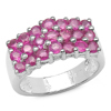 0.56 Carat Genuine Ruby .925 Sterling Silver Ring