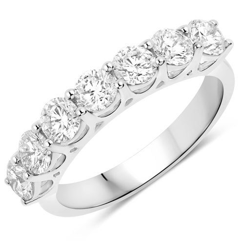 Diamond-1.54 Carat Genuine Lab Grown Diamond 14K White Gold Ring