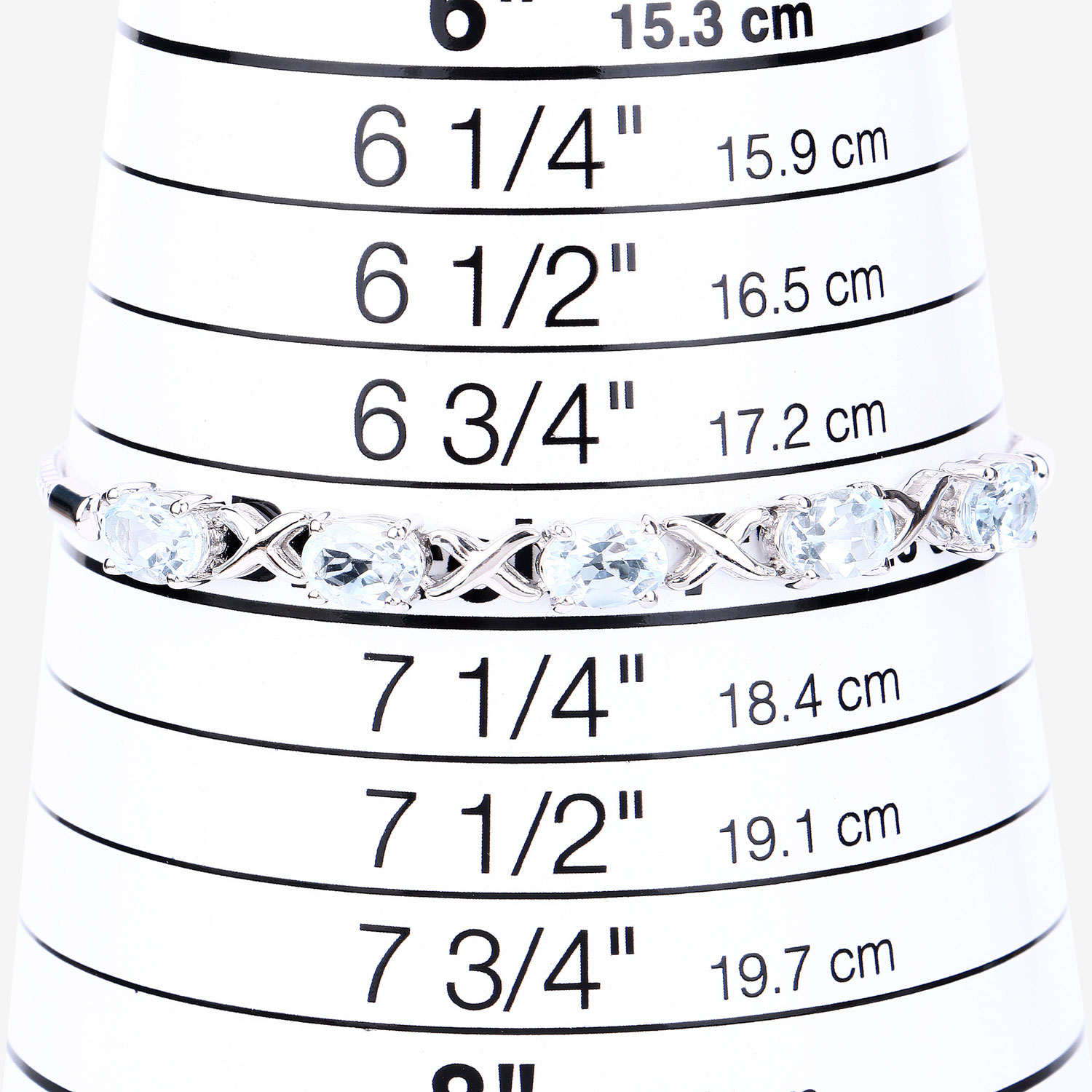 4.75 Carat Genuine Blue Topaz .925 Sterling Silver Bracelet