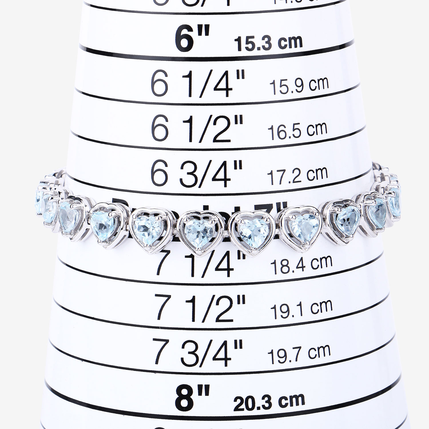 10.50 Carat Genuine Blue Topaz .925 Sterling Silver Bracelet