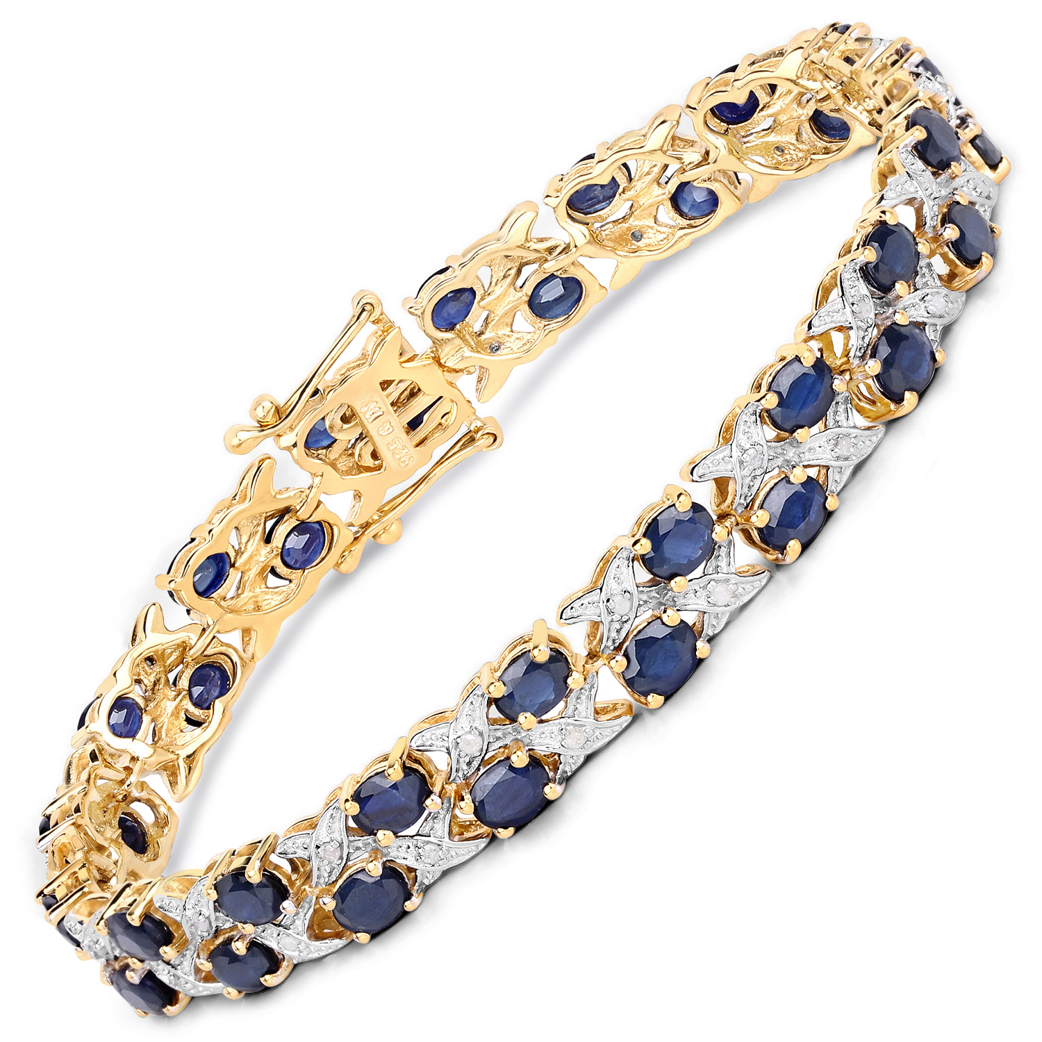 genuine blue sapphire bracelet