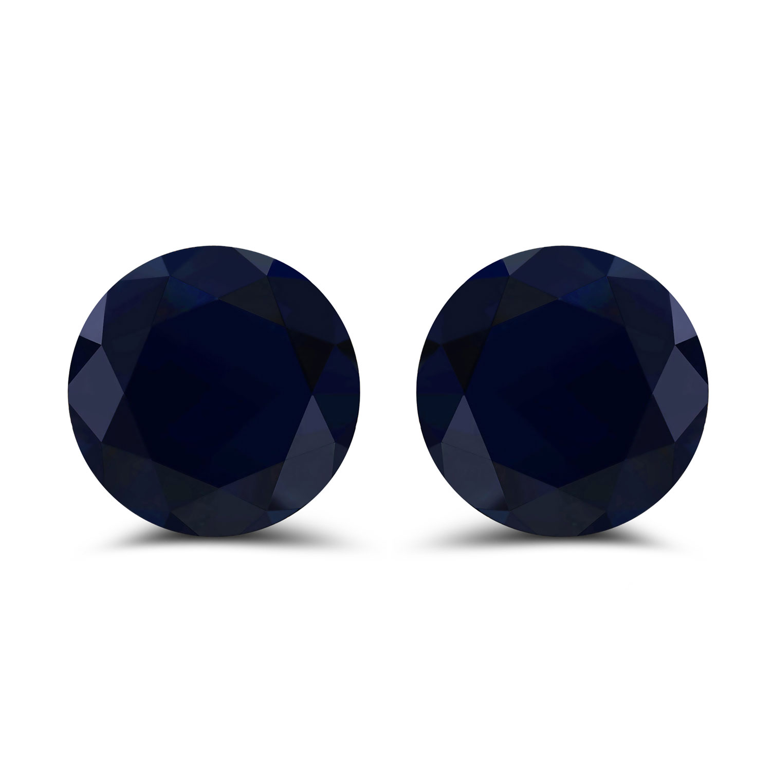 Blue Sapphire Round 6.00mm- 2Pcs