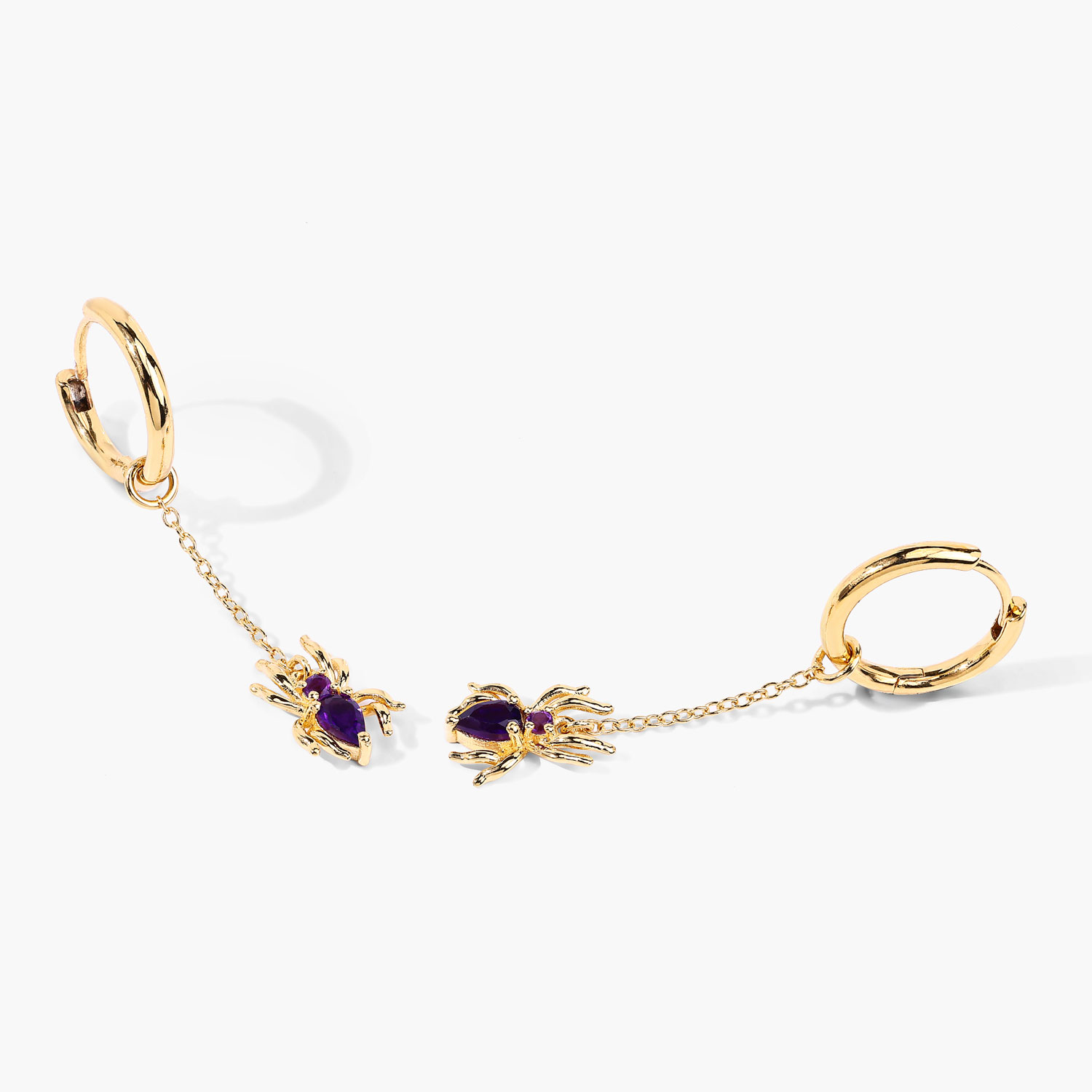 0.44 Carat Genuine Amethyst .925 Sterling Silver Earrings