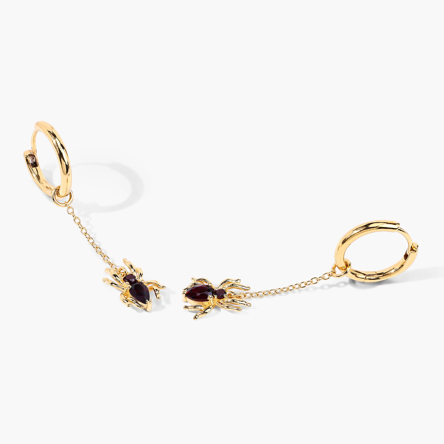 0.58 Carat Genuine Garnet .925 Sterling Silver Earrings