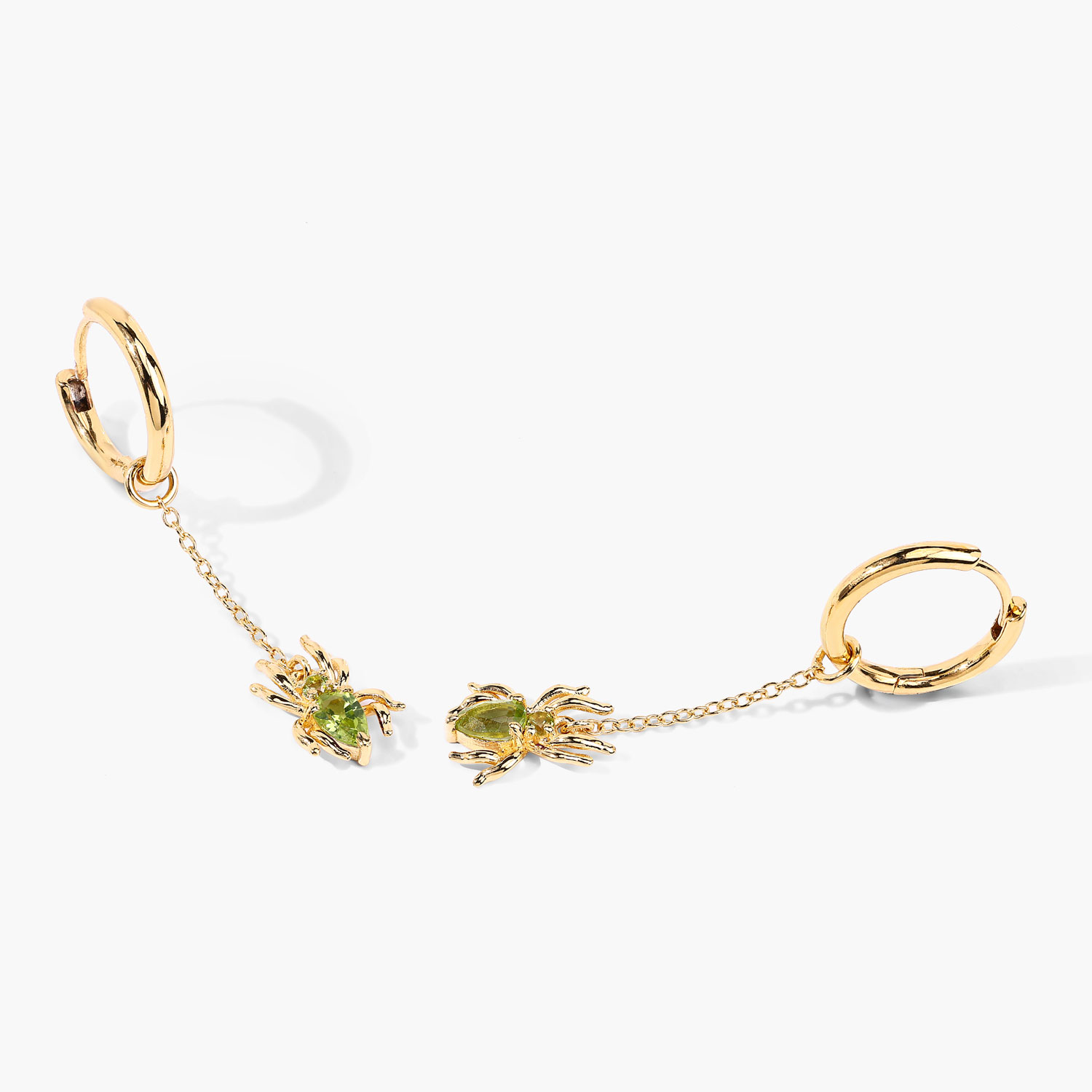 0.51 Carat Genuine Peridot .925 Sterling Silver Earrings