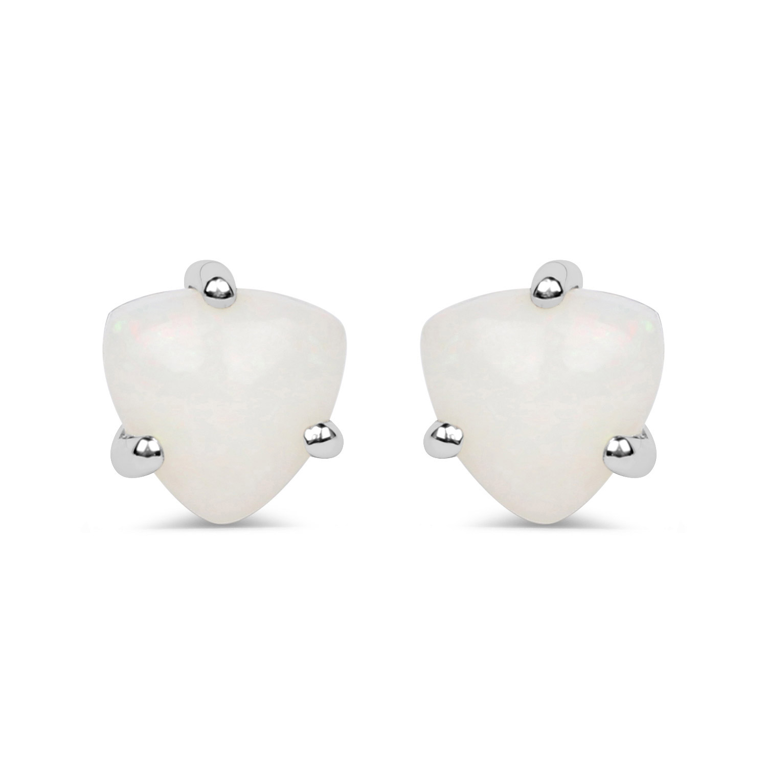 0.70 Carat Genuine Opal .925 Sterling Silver Earrings