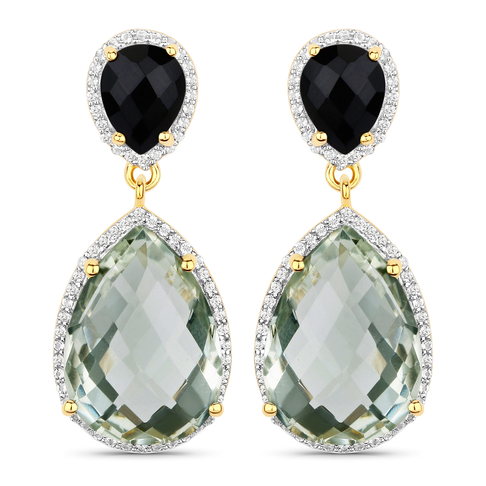 Amethyst Jewelry Kiki Mcdonough Green Amethyst Earrings Carat