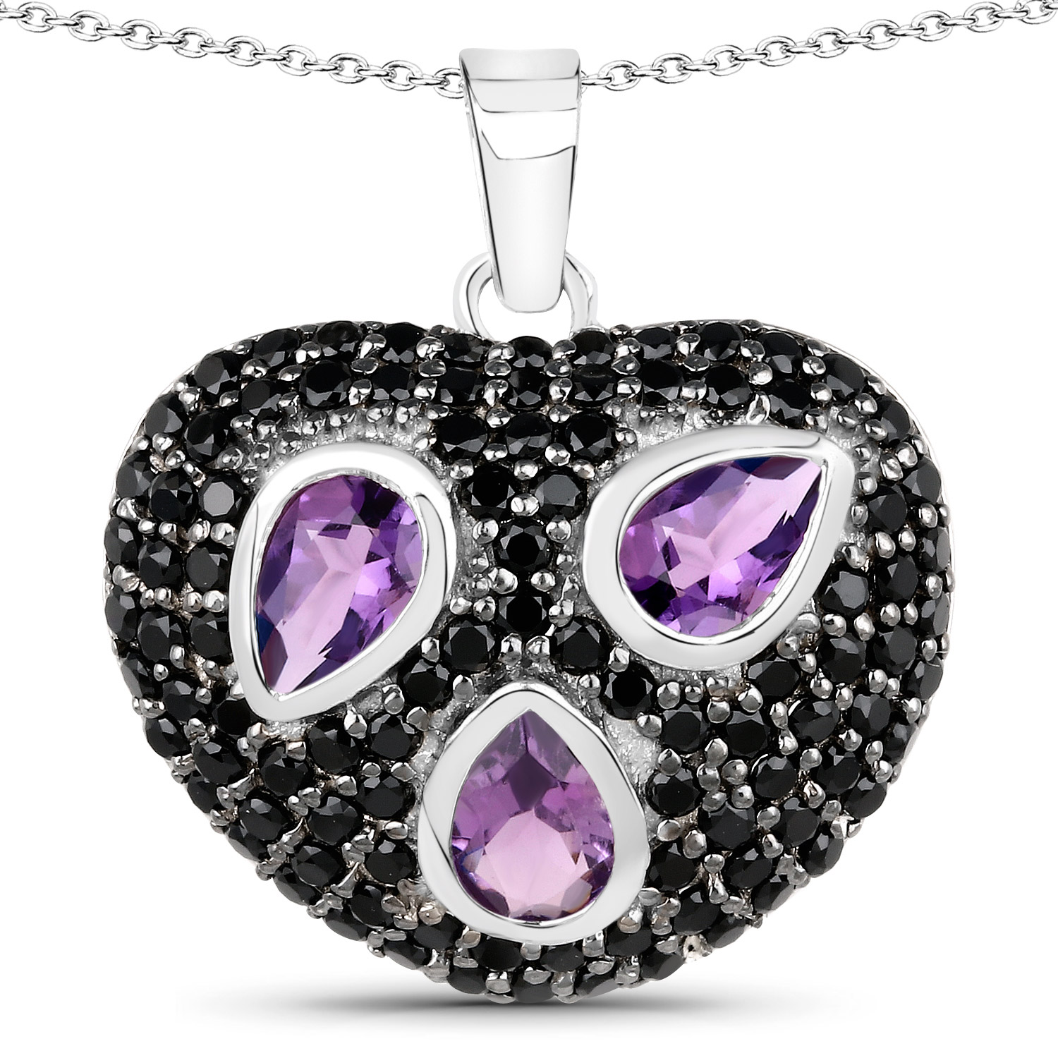 Gorgeous Genuine shops Amethyst sterling silver 925 necklace