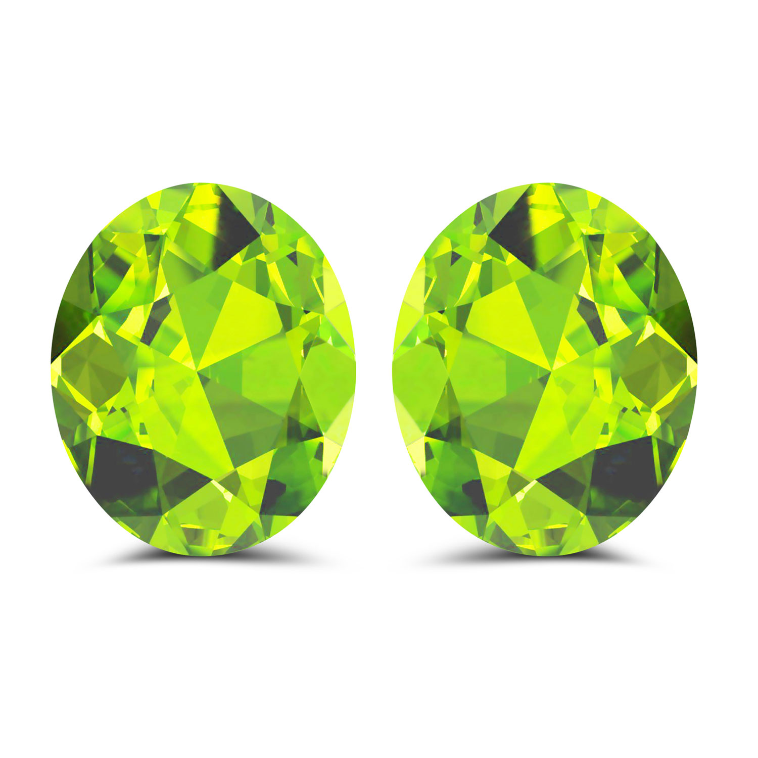 Peridot Oval 7x5mm- 2Pcs