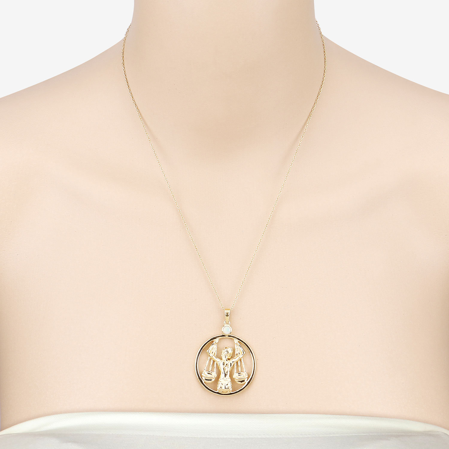 0.15 Carat Genuine Ethiopian Opal .925 Sterling Silver Pendant