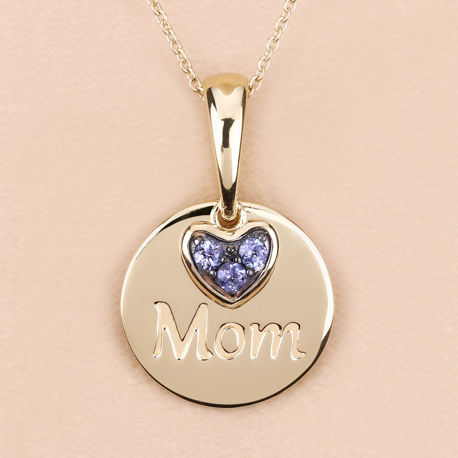 0.21 Carat Genuine Tanzanite .925 Sterling Silver Pendant