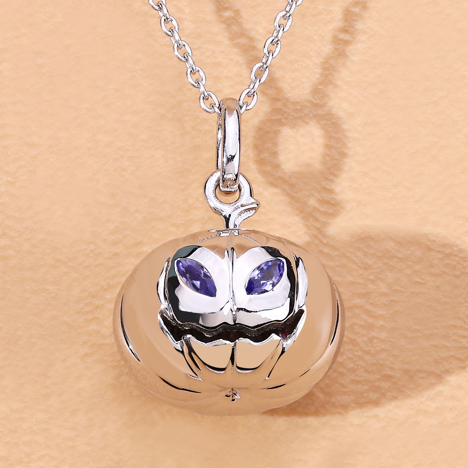 0.16 Carat Genuine Tanzanite .925 Sterling Silver Pendant