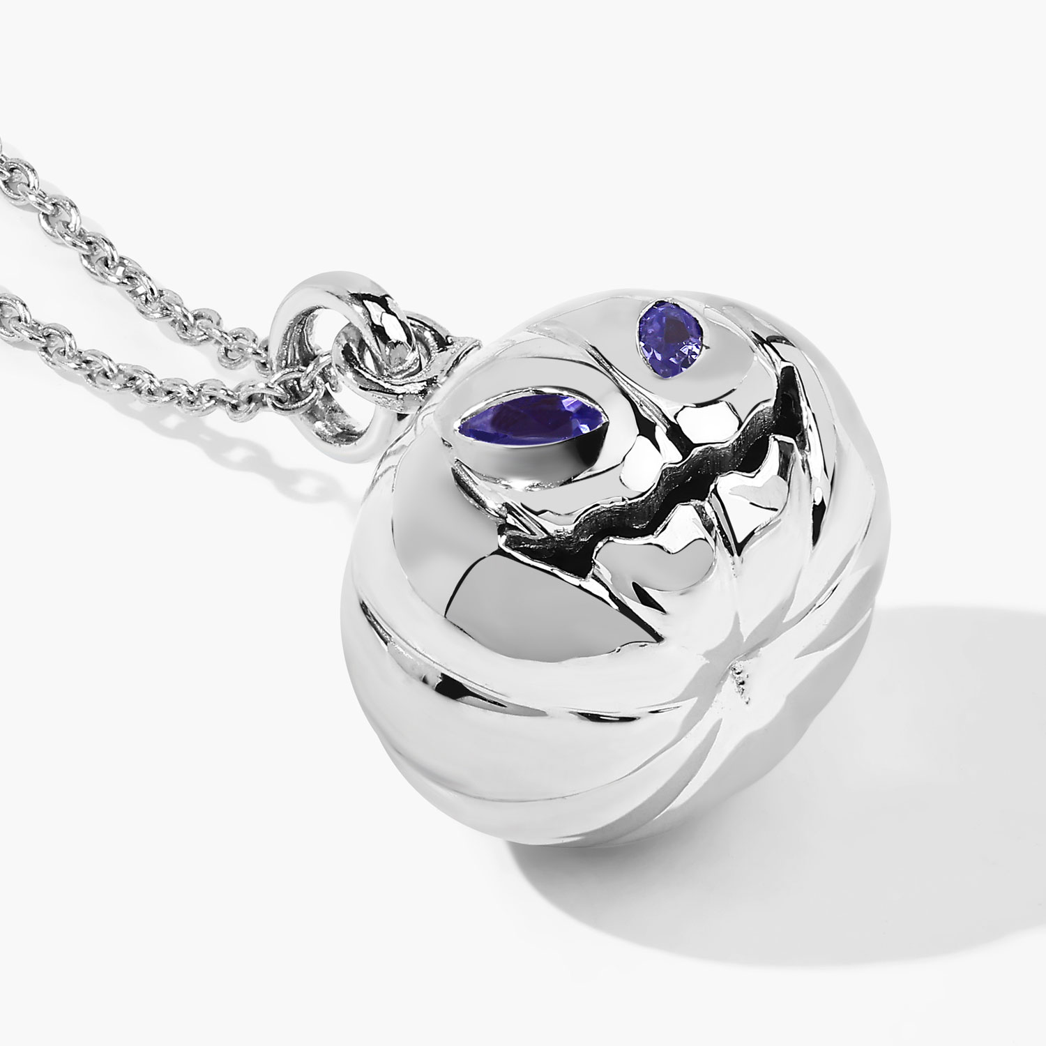 0.16 Carat Genuine Tanzanite .925 Sterling Silver Pendant