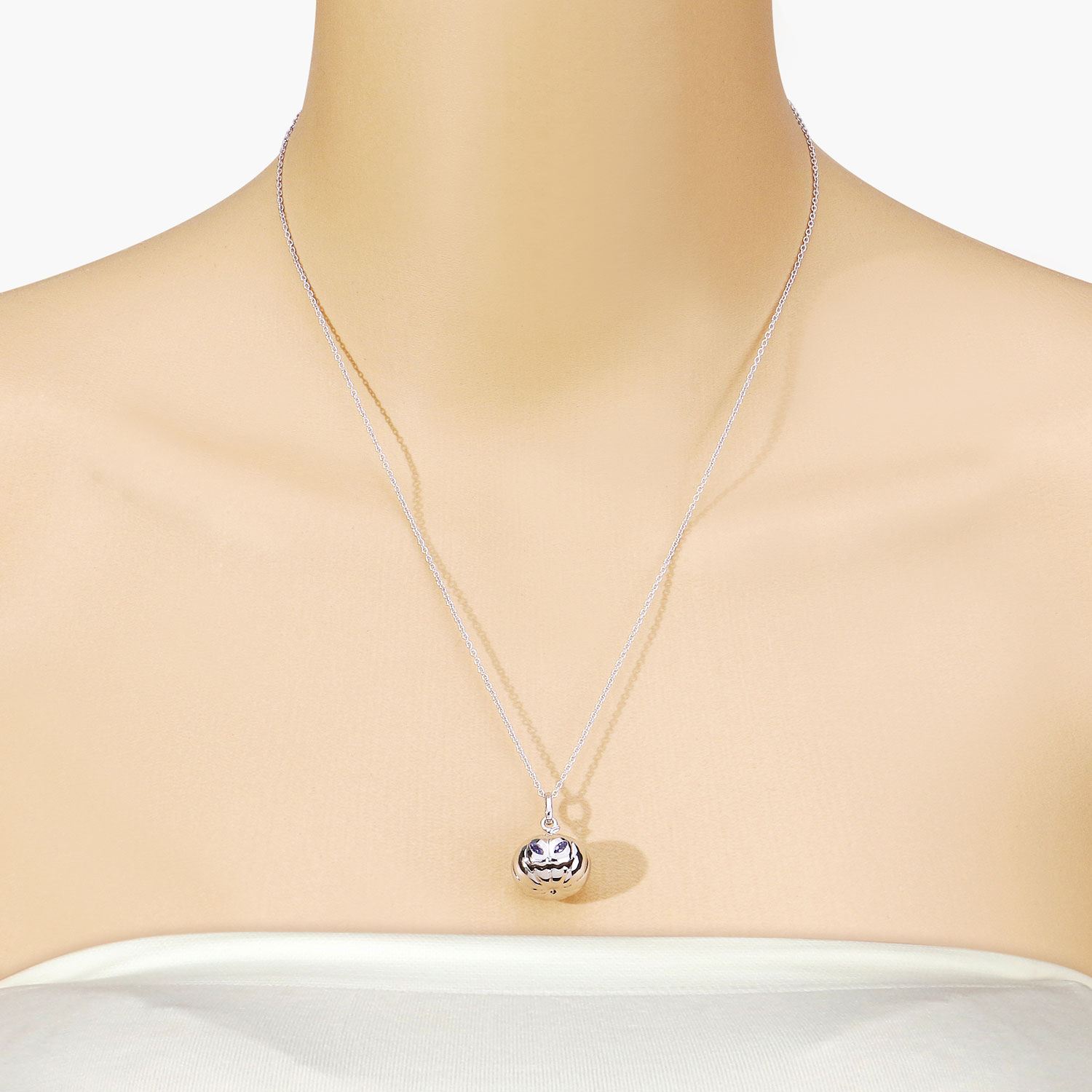 0.16 Carat Genuine Tanzanite .925 Sterling Silver Pendant