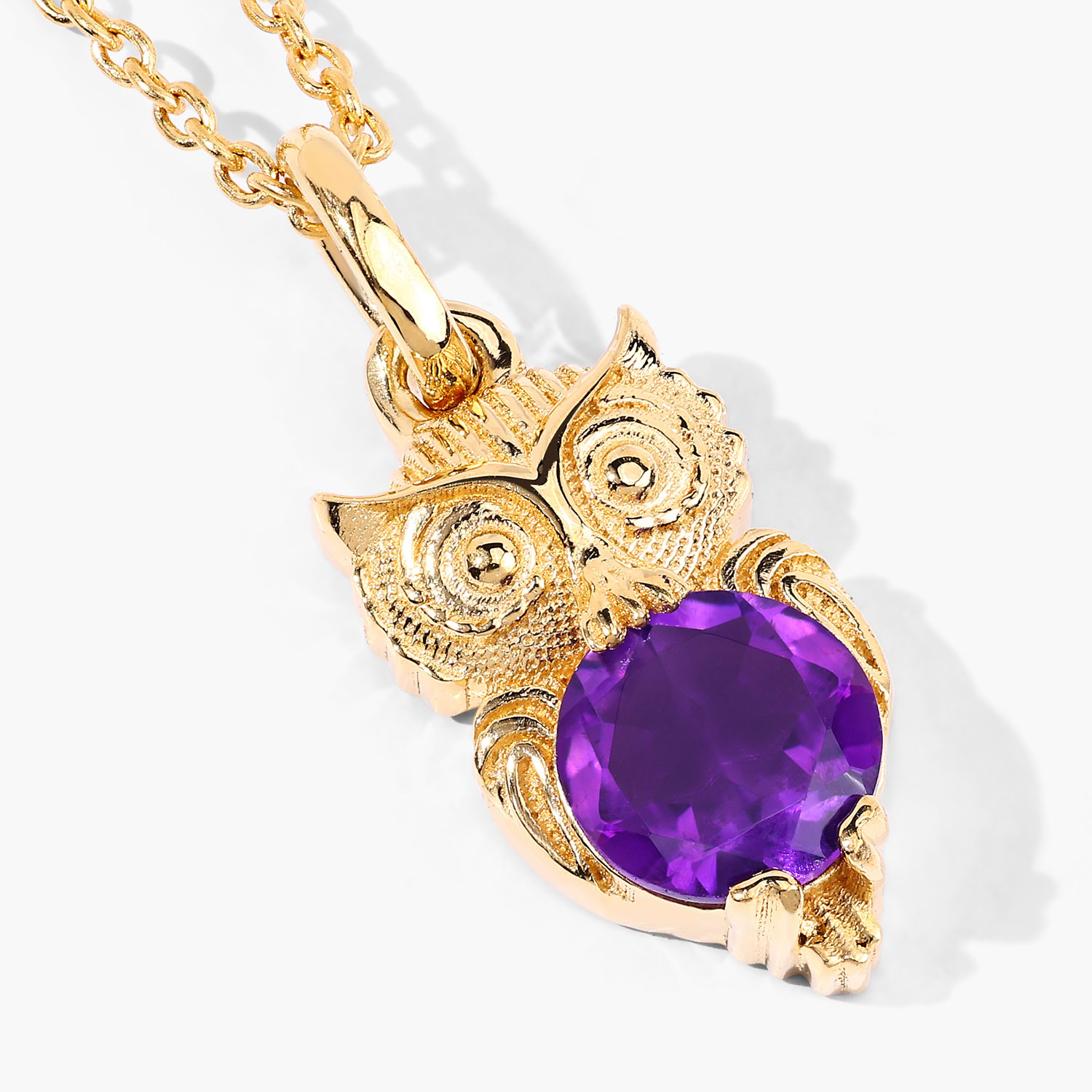 0.73 Carat Genuine Amethyst .925 Sterling Silver Pendant