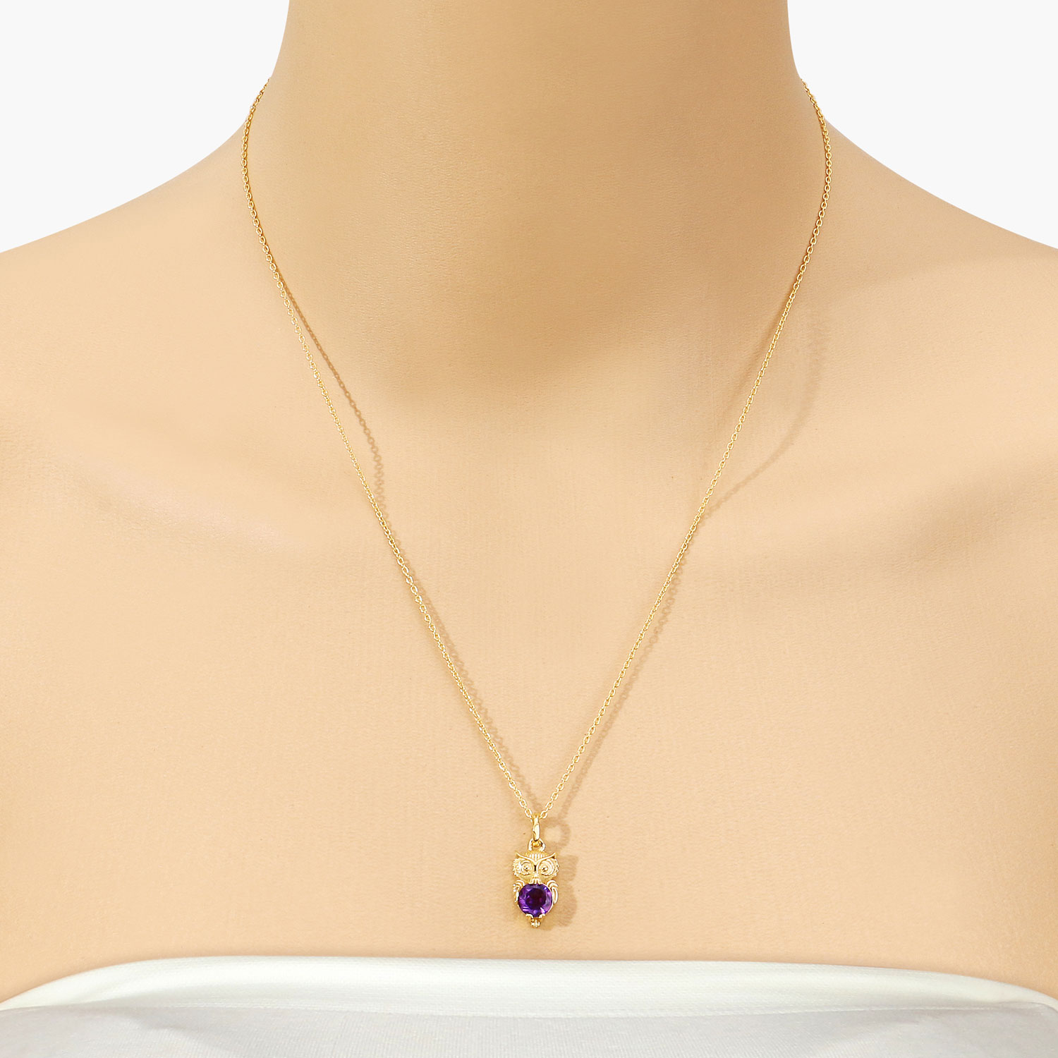 0.73 Carat Genuine Amethyst .925 Sterling Silver Pendant