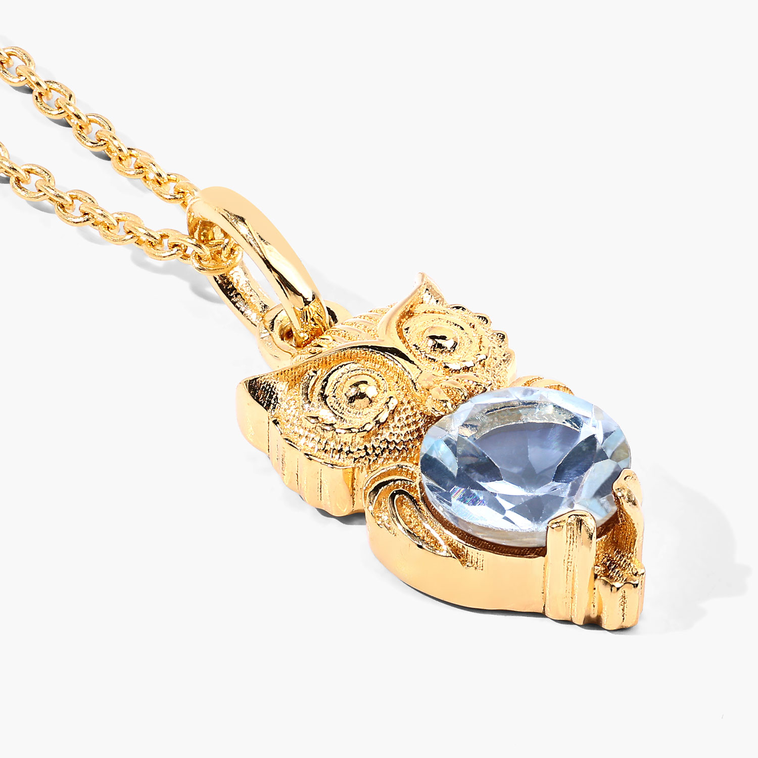 1.05 Carat Genuine Blue Topaz .925 Sterling Silver Pendant