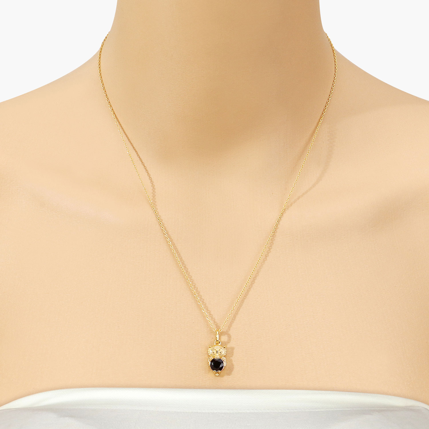 1.00 Carat Genuine Garnet .925 Sterling Silver Pendant