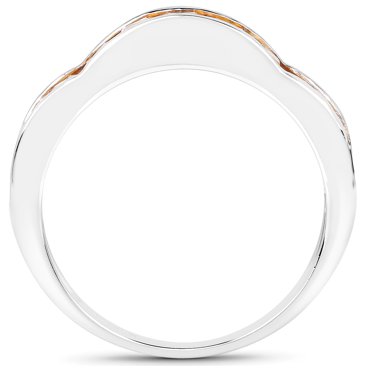 1.68 Carat Genuine Citrine .925 Sterling Silver Ring
