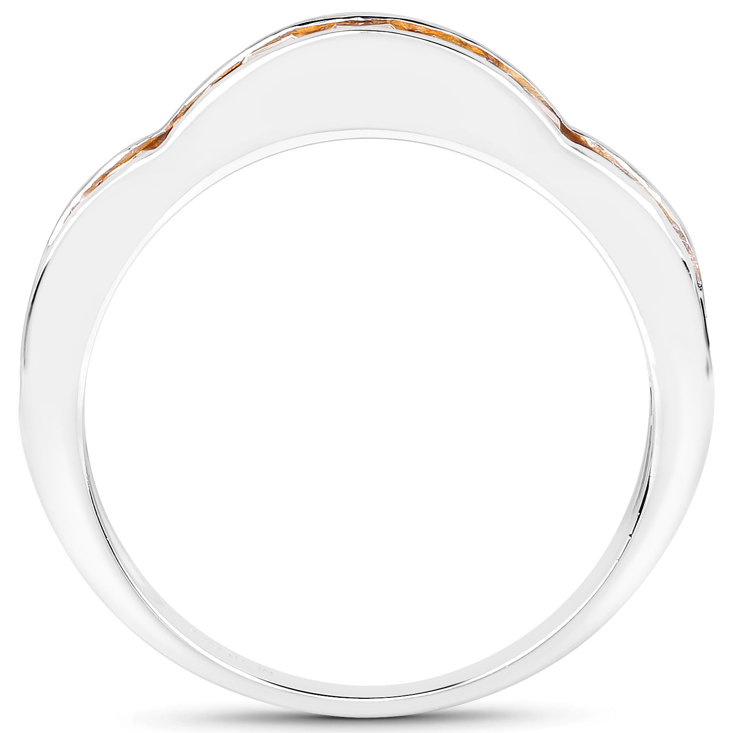 1.65 Carat Genuine Citrine .925 Sterling Silver Ring