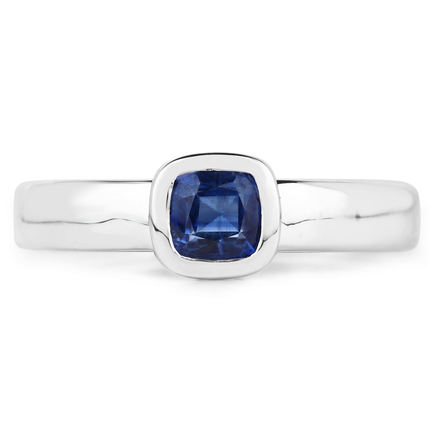 0.70 Carat Genuine Kyanite .925 Sterling Silver Ring