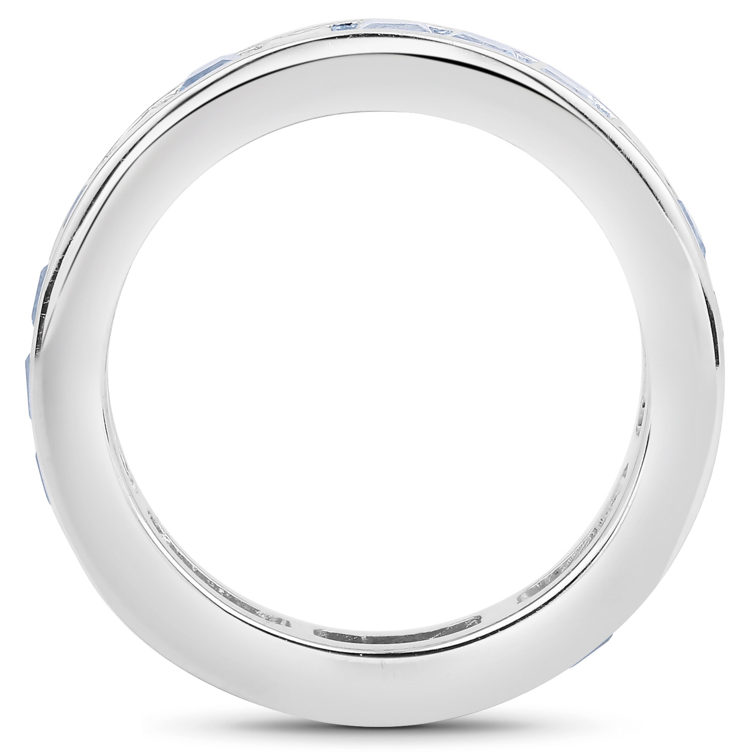 4.75 Carat Genuine Blue Topaz .925 Sterling Silver Ring