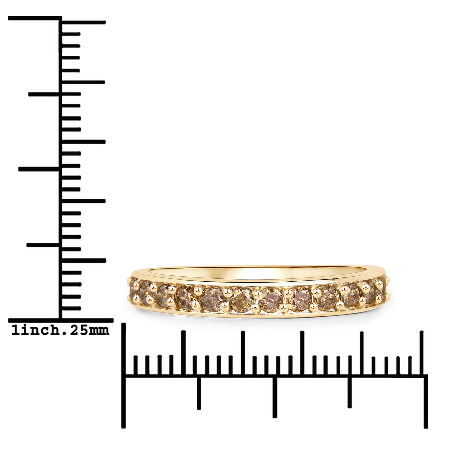 Champagne Diamond Eternity Ring – Kyla Donell