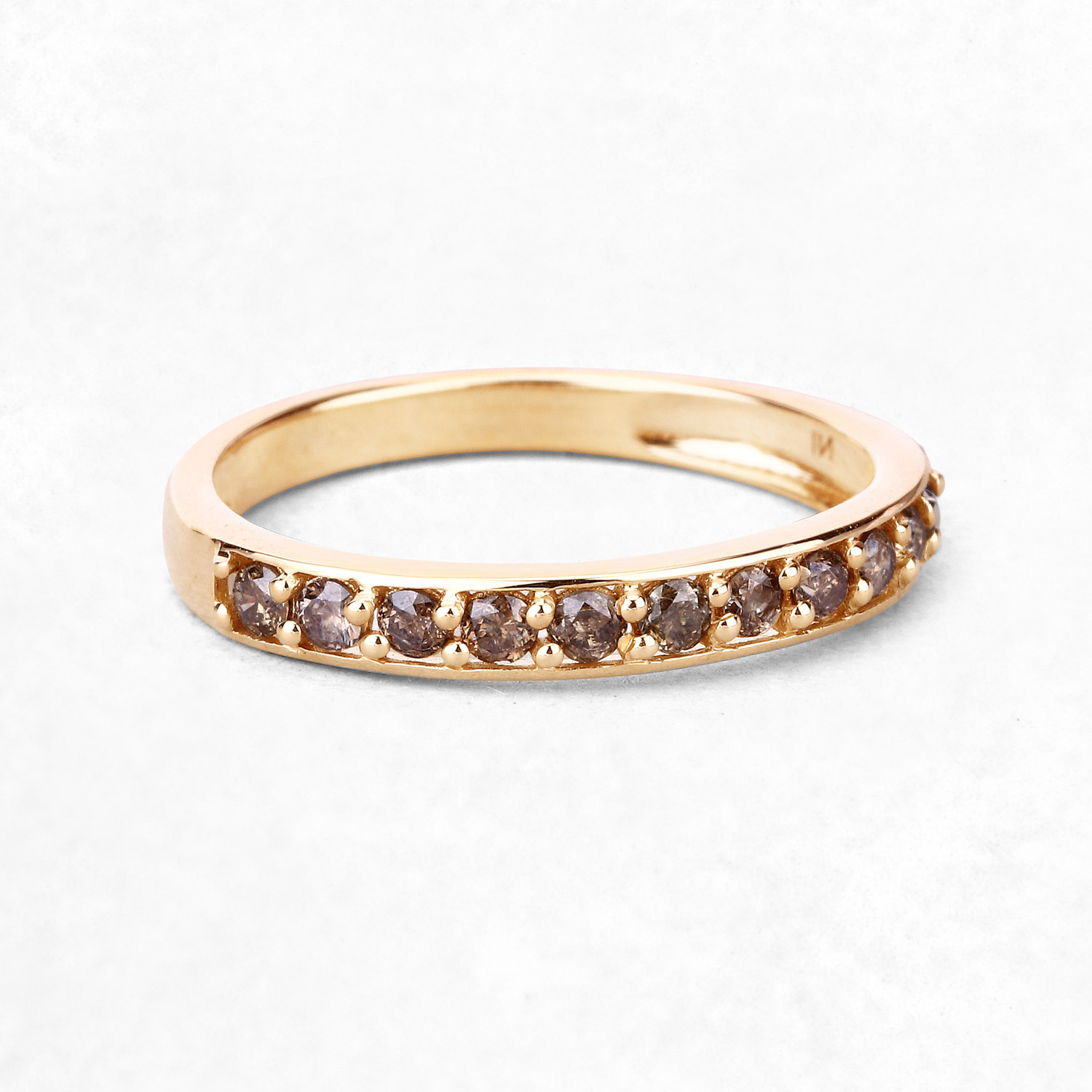 14ct Yellow Gold Eternity Ring – Polka Dot Gallery