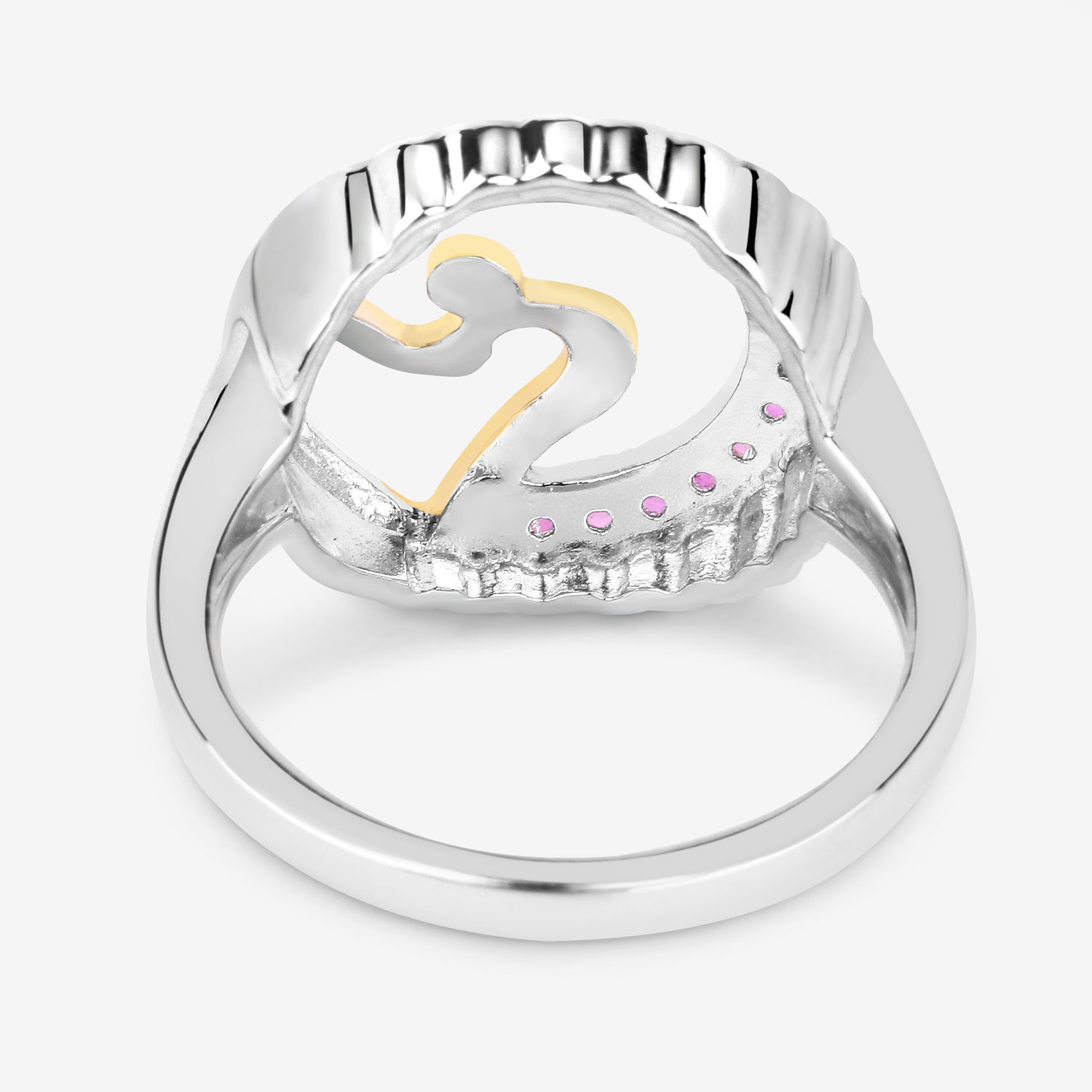 0.28 Carat Genuine Ruby .925 Sterling Silver Ring