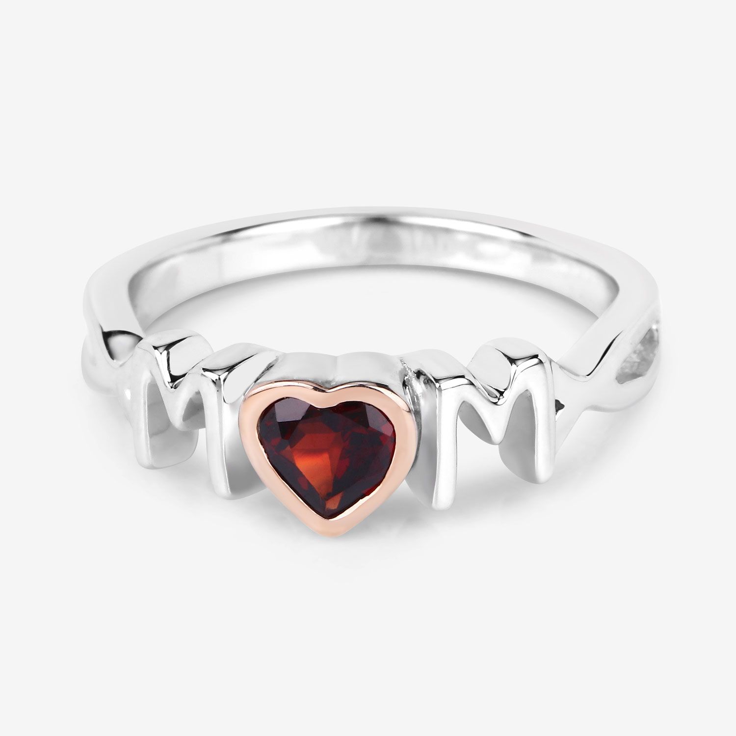 0.50 Carat Genuine Garnet .925 Sterling Silver Ring