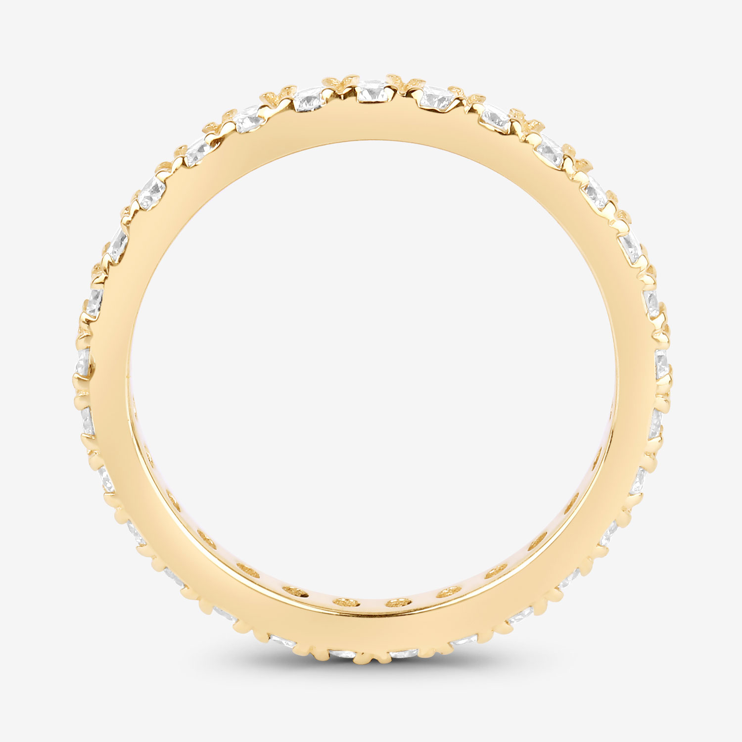 1.00 Carat Lab Grown Diamond 14K Yellow Gold Ring
