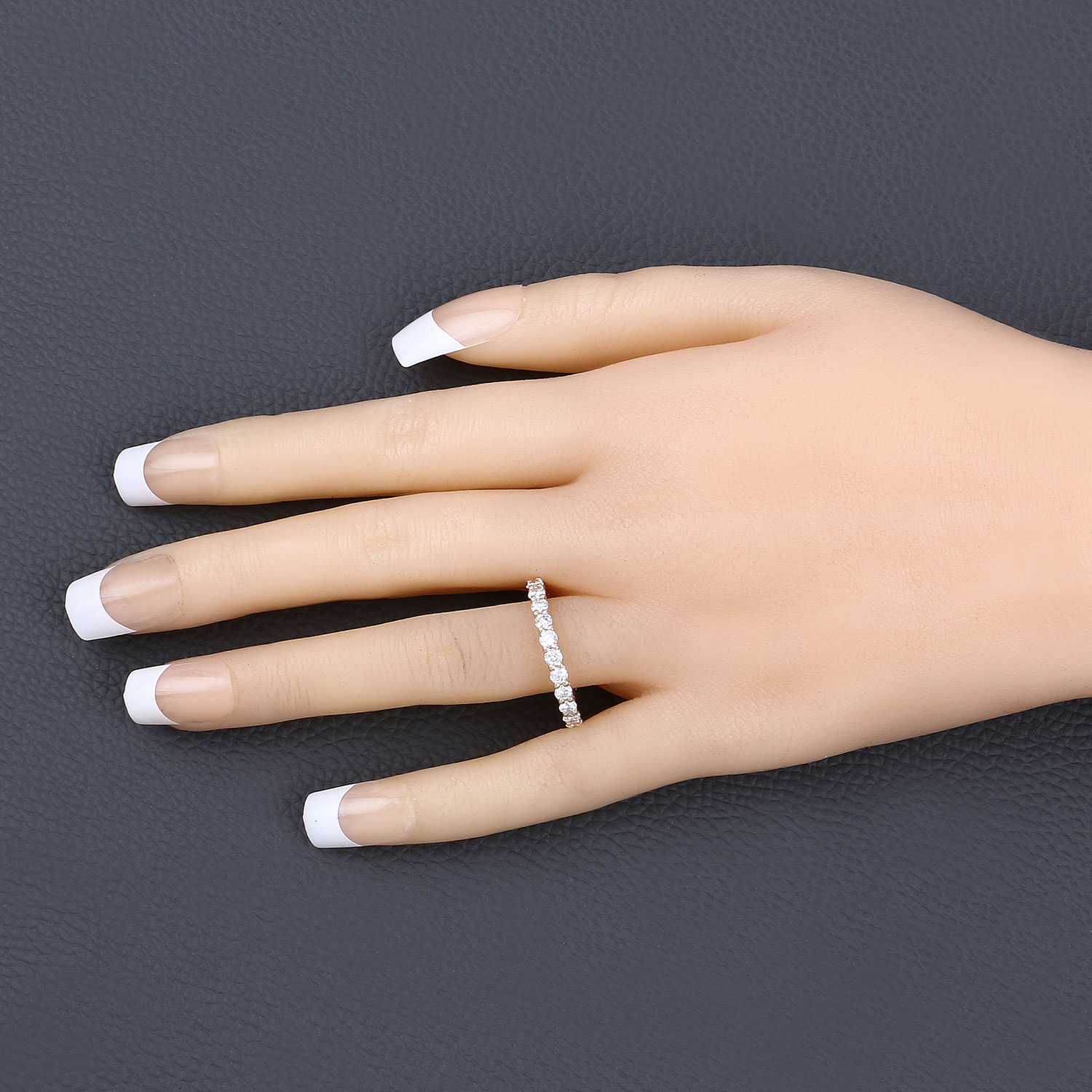 1.50 Carat Lab Grown Diamond 14K Yellow Gold Ring