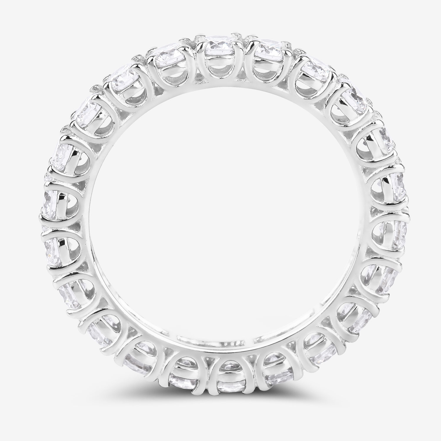 2.00 Carat Lab Grown Diamond 14K White Gold Ring