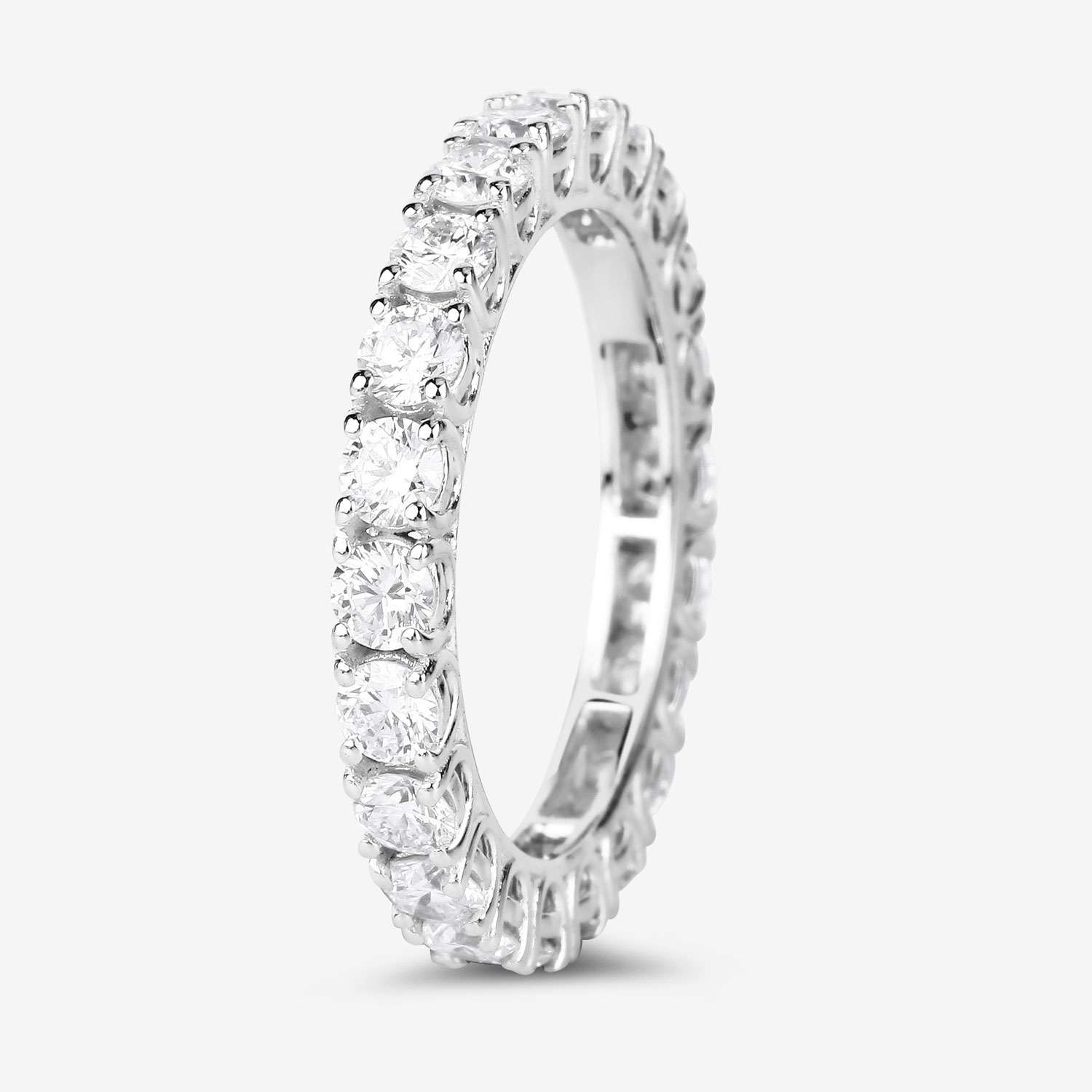 2.00 Carat Lab Grown Diamond 14K White Gold Ring