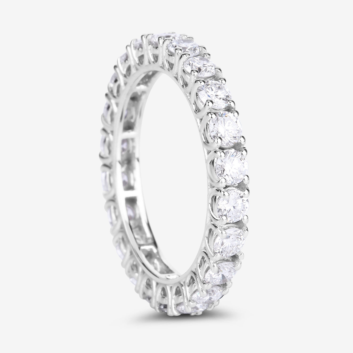 2.00 Carat Lab Grown Diamond 14K White Gold Ring