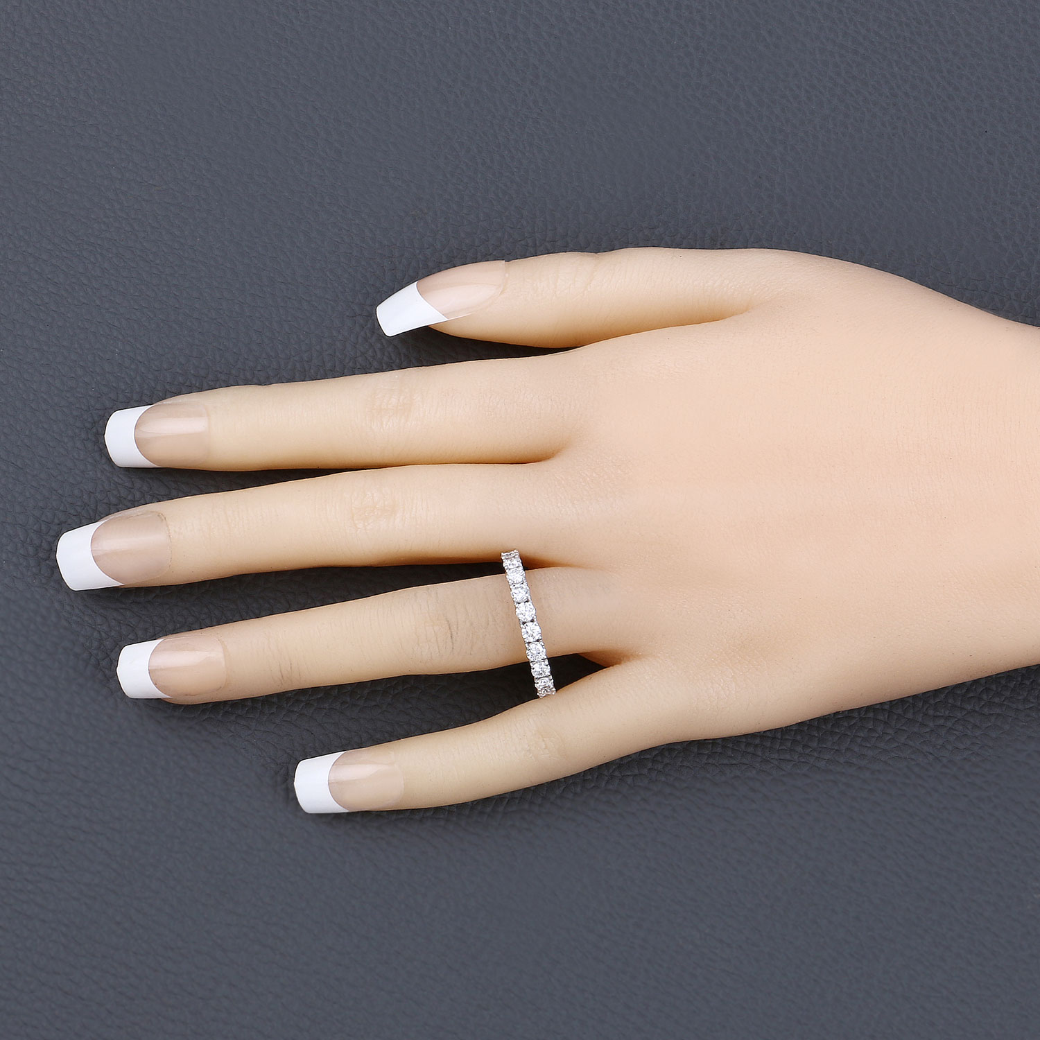 2.00 Carat Lab Grown Diamond 14K White Gold Ring