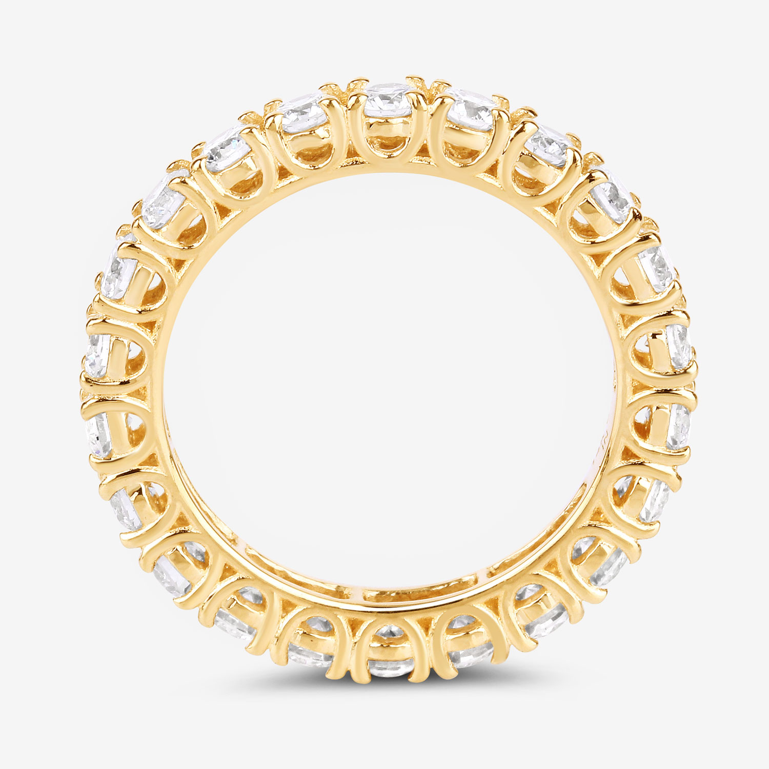 2.00 Carat Lab Grown Diamond 14K Yellow Gold Ring