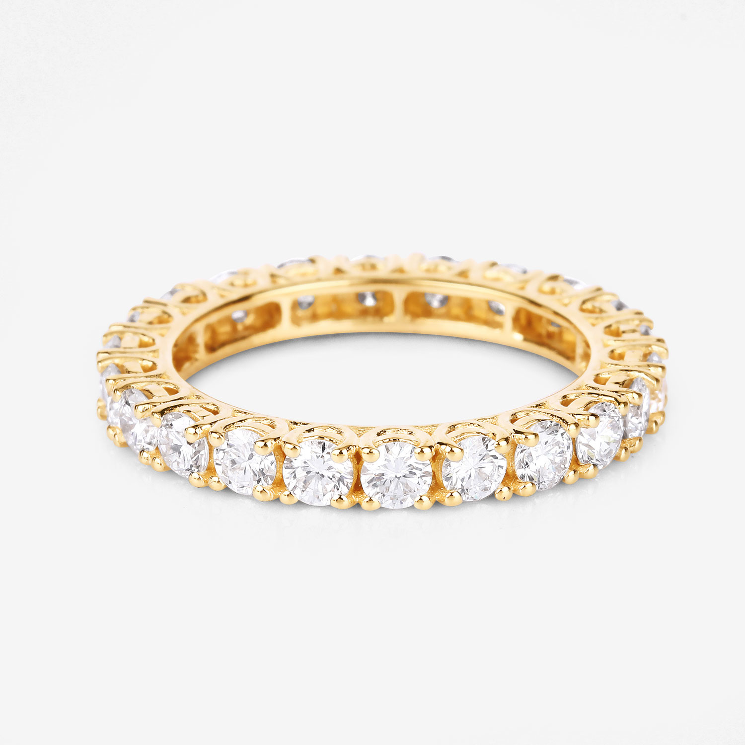 2.00 Carat Lab Grown Diamond 14K Yellow Gold Ring