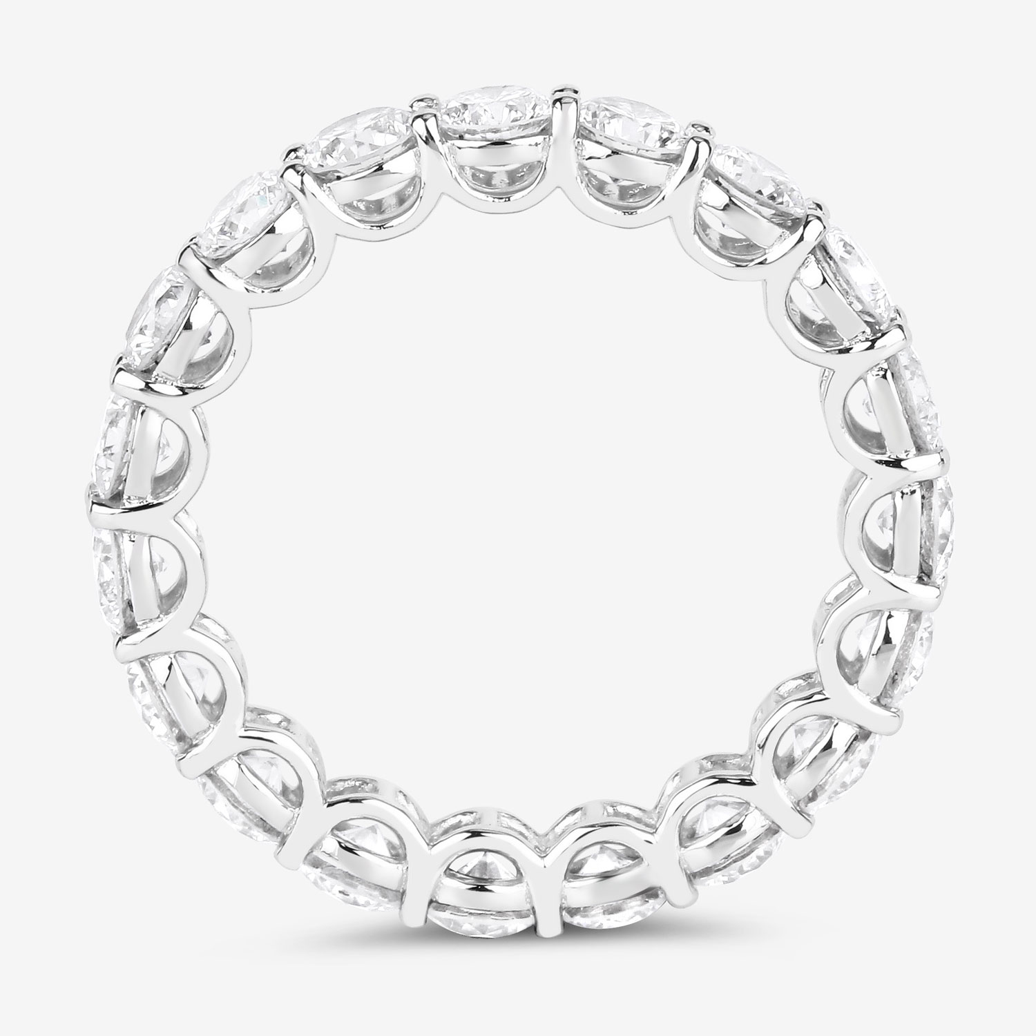 3.00 Carat Lab Grown Diamond 14K White Gold Ring