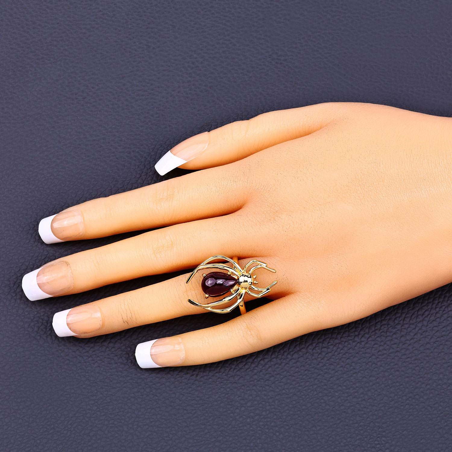 3.00 Carat Genuine Garnet .925 Sterling Silver Ring