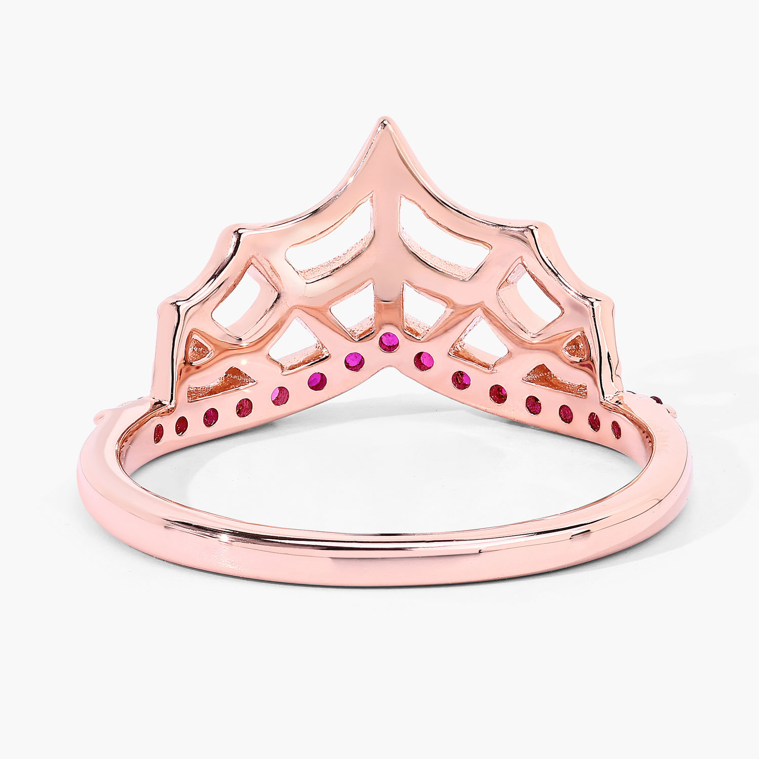 0.30 Carat Genuine Ruby .925 Sterling Silver Ring