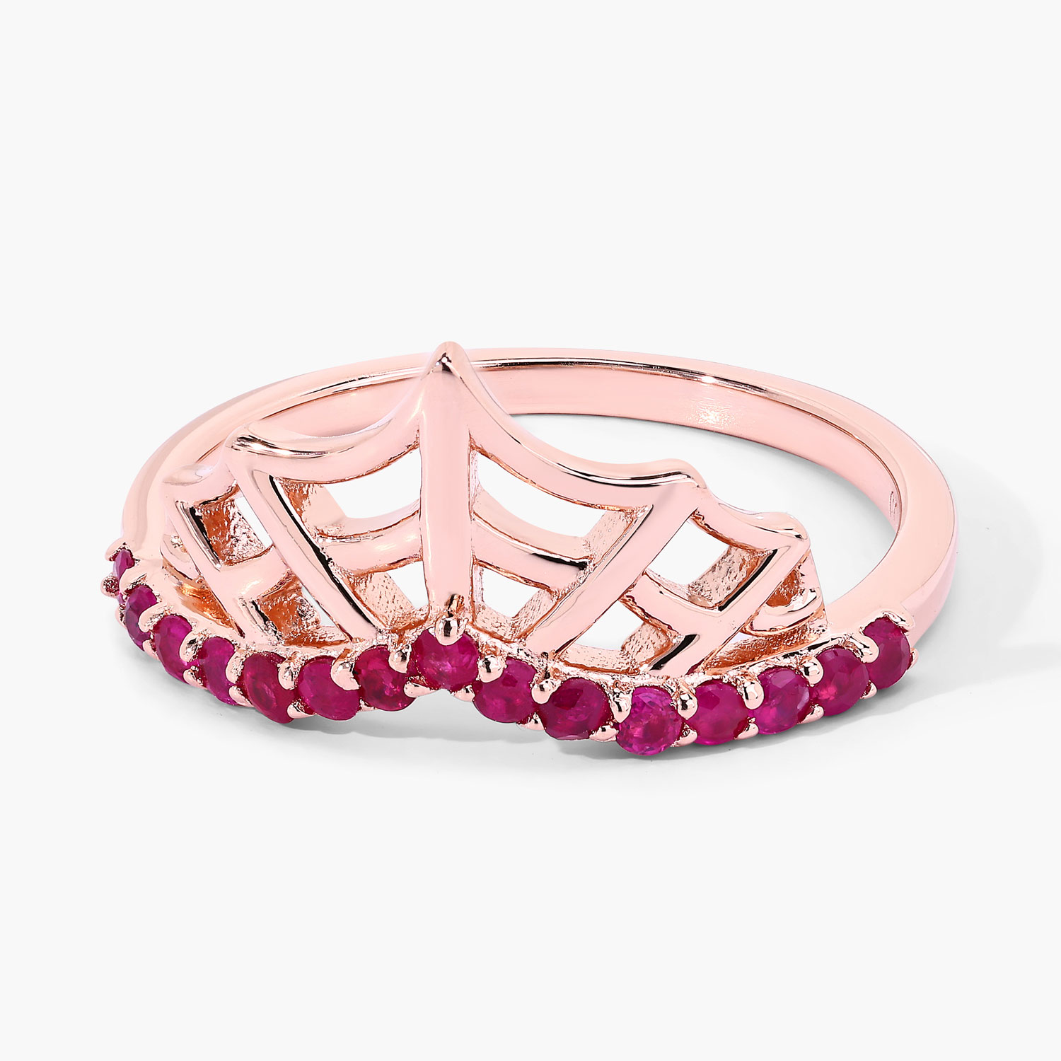 0.30 Carat Genuine Ruby .925 Sterling Silver Ring